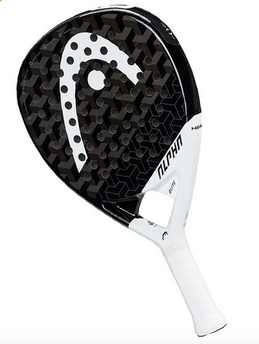 Padel racket (zwart/wit)